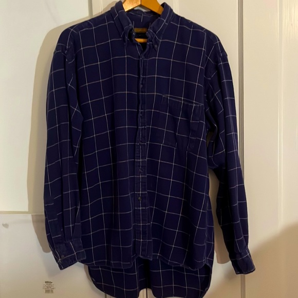 Coach Other - ✅ COACH Long Sleeve Checkered Plaid Flannel Button Down Collared Shirt Blue Nice